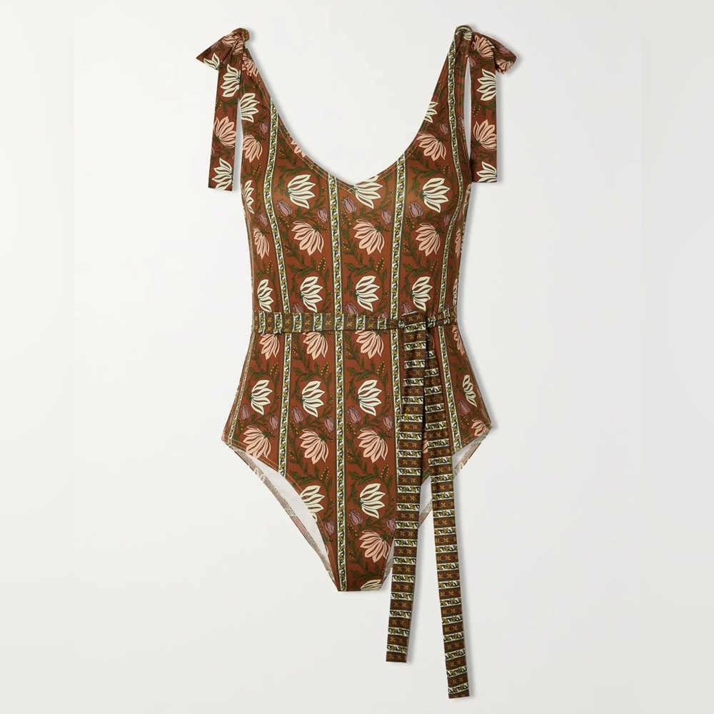 BNWT Hannah Artwear Hepburn belted swimsuit